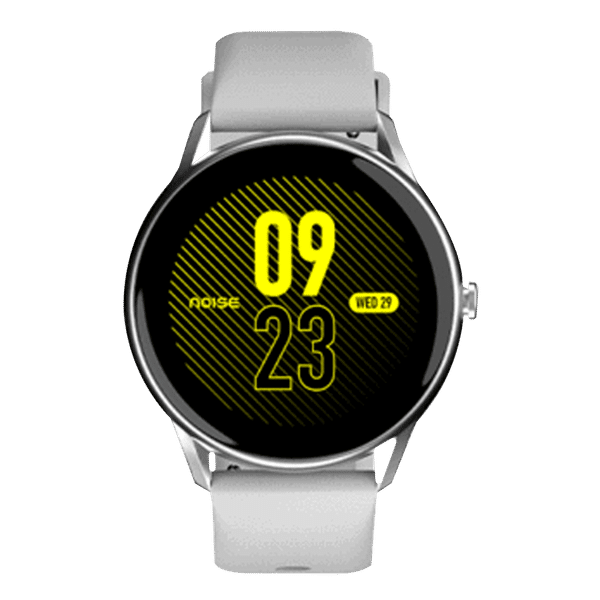 noise NoiseFit Core Smart Watch with 13 Sports Modes ( 32.51mm 2.5D Curved HD TFT Display, IP68 Water Resistant, Silver Grey Strap)_1