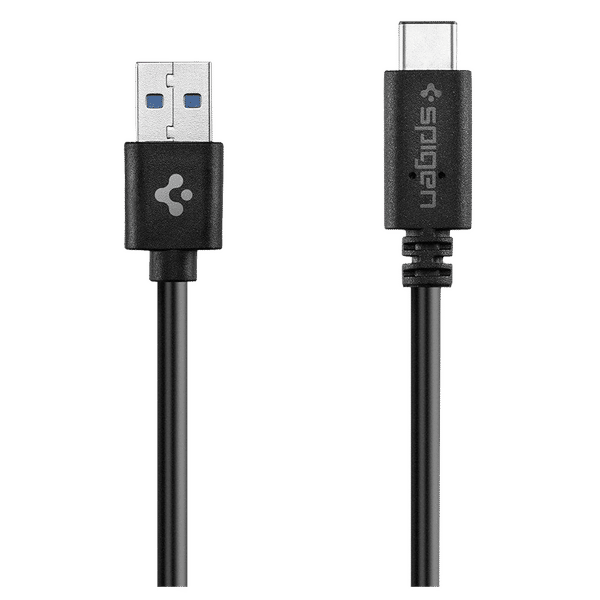 spigen SGP11579 Type A to Type C 3.2 Feet (1M) Cable (Nylon Braided, Black)_1