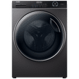 Haier 10.5/7 kg 5 Star Fully Automatic Front Load Washer Dryer(HWD105-B14959S8U1, Direct Motion Motor, Dark Jade Silver)_1