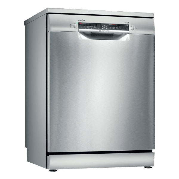 BOSCH Series 6 14 Place Settings Free Standing Dishwasher with Triple Rackmatic System (Silver Inox)_1