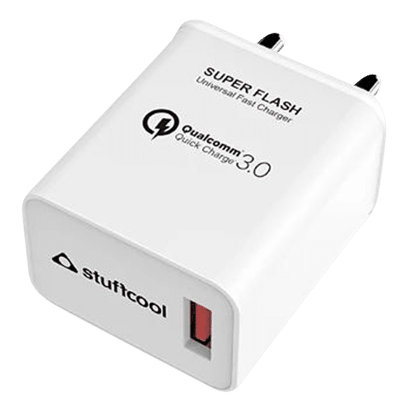 stuffcool Super Flash Wall Charging Adapter (WCSUPFL-WHT, White)_1