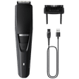 PHILIPS BT3302/15 Rechargeable Cordless Dry Trimmer for Beard and Body with 10 Length Settings for Men (45mins Runtime, Stainless Steel Blade, Black and Grey)_1
