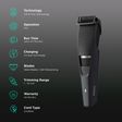 PHILIPS BT3302/15 Rechargeable Cordless Dry Trimmer for Beard and Body with 10 Length Settings for Men (45mins Runtime, Stainless Steel Blade, Black and Grey)_2