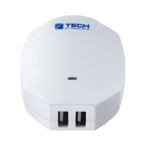 TRAVEL BLUE 2.1 Amp Dual USB Wall Charger (964, White)_1