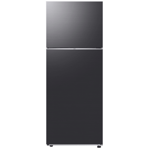 SAMSUNG 465 Litres 1 Star Frost Free Double Door Refrigerator with Mono Cooling Technology (RT51CG662AB1TL, Black Matt)_1