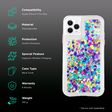 Case-Mate Waterfall Glitter Polycarbonate Back Cover for Apple iPhone 11 Pro Max (Wireless Charging Compatible, Confetti)_2