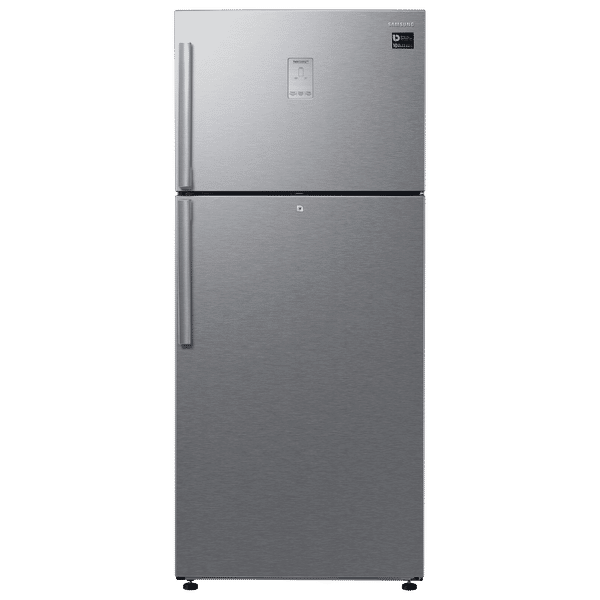 SAMSUNG 530 Litres 1 Star Frost Free Double Door Refrigerator with Twin Cooling Plus Technology (RT56C637SSL/TL, Clean Steel)_1