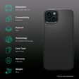 spigen Liquid Air Soft TPU Back Cover for iPhone 15 (Air Cushion Technology, Matte Black)_2