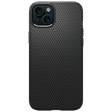spigen Liquid Air Soft TPU Back Cover for iPhone 15 (Air Cushion Technology, Matte Black)_3