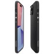 spigen Liquid Air Soft TPU Back Cover for iPhone 15 (Air Cushion Technology, Matte Black)_4