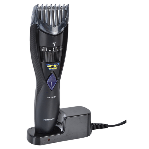 Panasonic ER-GB37 Rechargeable Corded & Cordless Wet & Dry Trimmer for Body Grooming, Beard & Moustache with 20 Length Settings for Men (50mins Runtime, Japanese Blade Technology, Black & Grey)_1
