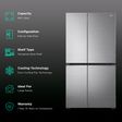 LG 650 Litres 3 Star Frost Free Side by Side Refrigerator with Door Cooling Plus Technology (GLB257EPZ3, Shiny Steel)_2