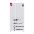 LG 650 Litres 3 Star Frost Free Side by Side Refrigerator with Smart Inverter Compressor (GLB257DLW3, Linen White) _1