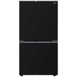 LG 650 Litres 3 Star Frost Free Side by Side Refrigerator with Multi Air Flow (GLB257HWB3, Western Black)_1