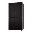 LG 650 Litres 3 Star Frost Free Side by Side Refrigerator with Multi Air Flow (GLB257HWB3, Western Black)_4