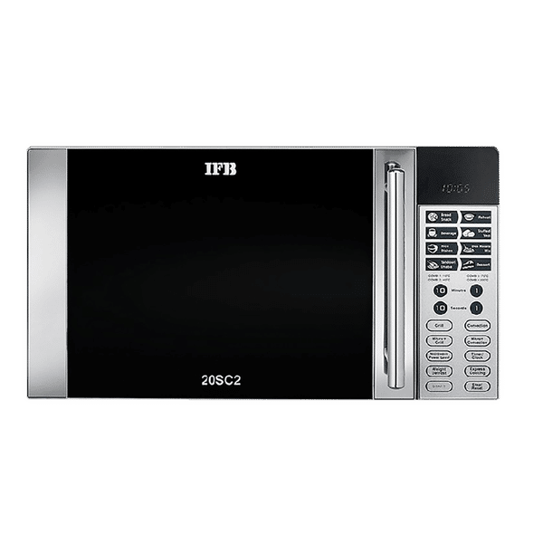 IFB 20SC2 20L Convection Microwave Oven with 24 Auto Menu (Metallic Silver)_1
