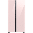 SAMSUNG 653 Litres 3 Star Frost Free Side by Side Door Smart Wi-Fi Enabled Refrigerator with Twin Cooling Plus (RS76CB81A3P0HL, Clean Pink)_1