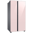 SAMSUNG 653 Litres 3 Star Frost Free Side by Side Door Smart Wi-Fi Enabled Refrigerator with Twin Cooling Plus (RS76CB81A3P0HL, Clean Pink)_4