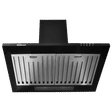 Sunflame Nova 60cm 1000m3/hr Ducted Auto Clean Wall Mounted Chimney with Washable Filter (Black)_3