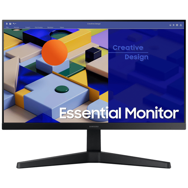 SAMSUNG Essential 55.88 cm (22 inch) Full HD IPS Panel 3 Side Narrow Bezel Height Adjustable Gaming Monitor with AMD Free Sync_1