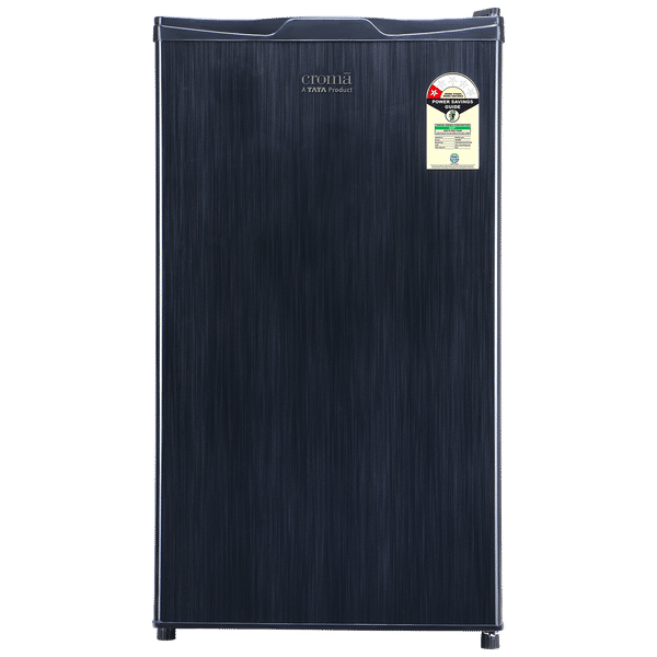 Croma 90 Litres 1 Star Direct Cool Single Door Refrigerator with Anti Fungal Door Gasket (CRLR090DCB250507, Hairline Grey)_1