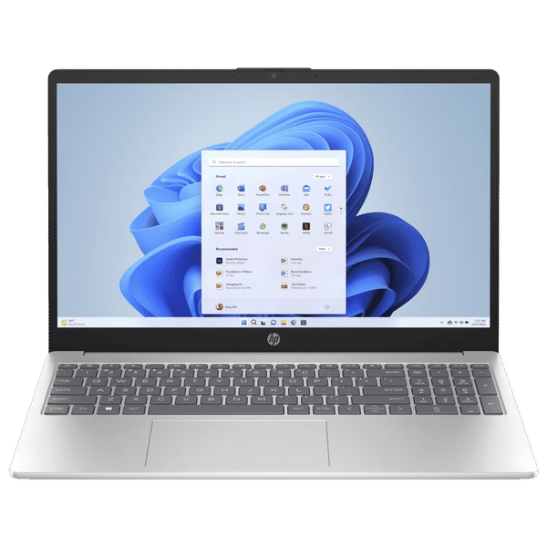 HP FD1098TU Intel Core Ultra 5 Thin and Light Laptop (8GB, 512GB SSD, Windows 11 Home, 15.6 inch Full HD Display, MS Office 2021, Natural Silver, 1.59 KG)_1