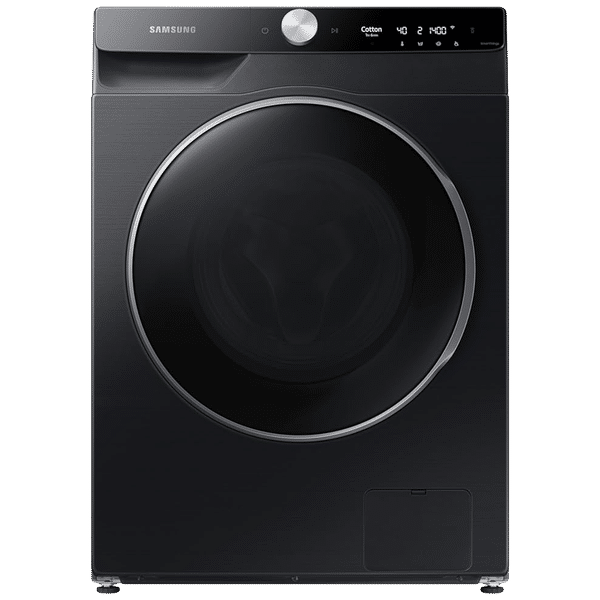 SAMSUNG 11 kg 5 Star Wi-Fi Inverter Fully Automatic Front Load Washing Machine (WW11CGP44DSBTL, Bubble Technology, Black Caviar)_1