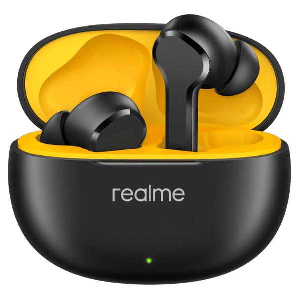 realme Buds T110 TWS Earbuds with AI Noise Cancellation (IPX5 Water Resistant, 38 Hours Playback, Punk Black)_1