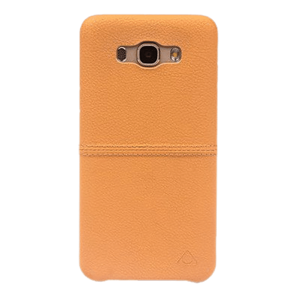 stuffcool Aristo Leather Back Cover for Samsung Galaxy J7 (Camera Protection, Light Brown)_1
