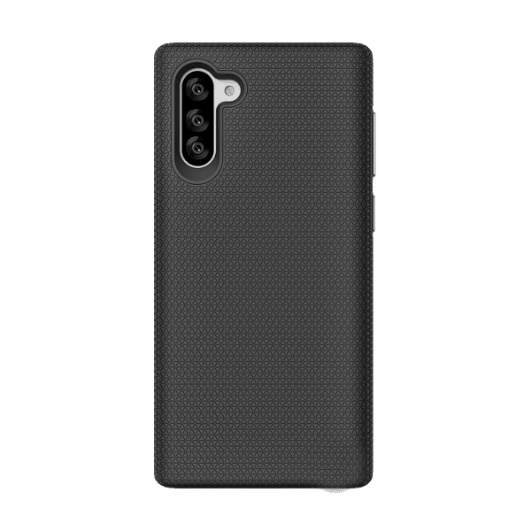 stuffcool Spike Hard Polycarbonate Back Cover for Samsung Galaxy Note 10 (Camera Protection, Black)_1