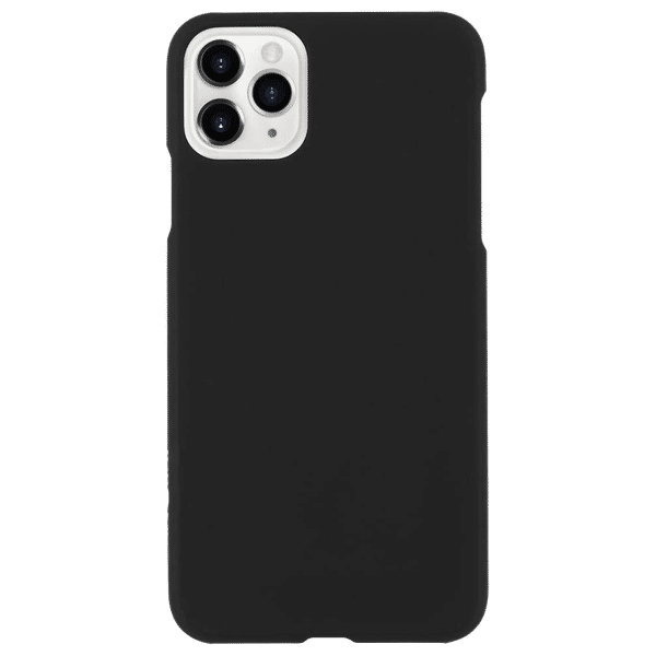 Case-Mate Barely Polycarbonate Back Cover for Apple iPhone 11 Pro Max (Anti Scratch, Black)_1