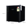 Croma 45 Litres 2 Star Direct Cool Single Door Refrigerator with Reversible Door (CRLR045DCC290104, Black)_3