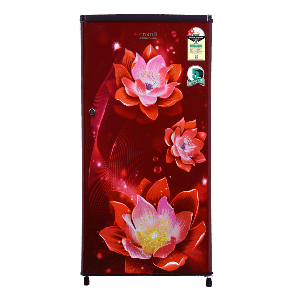 Croma 165 Litres 2 Star Direct Cool Single Door Refrigerator with Anti Fungal Gasket (CRLR165DCC250508, PCM Floral)_1