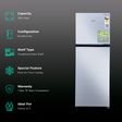 Croma 236 Litres 2 Star Frost Free Double Door Refrigerator with Inverter Technology (CRLR236FIC276231, Shining Silver)_2