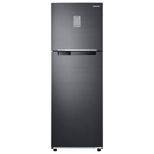 SAMSUNG 256 Litres 2 Star Frost Free Double Door Convertible Refrigerator with Fruit and Vegetables Drawer (RT30C3732BXHL, Luxe Brown)_1