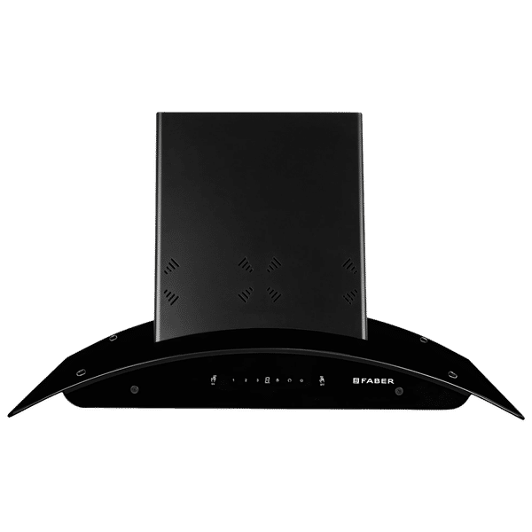 FABER Ellora 3D 75cm 1400m3/hr Ducted Auto Clean Wall Mounted Chimney with Baffle Filter (Black)_1