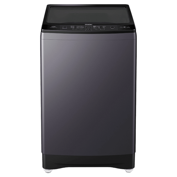 Haier 10.5 kg Fully Automatic Top Load Washing Machine (HWM105-826S6, Oceanus Wave Drum, Starry Silver)_1