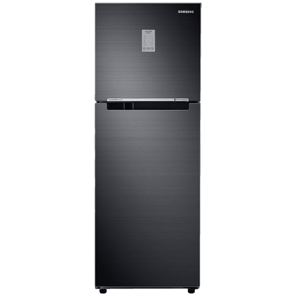 SAMSUNG 236 Litres 3 Star Frost Free Double Door Convertible Refrigerator with Anti Bacterial Gasket (RT28C3733BXHL, Luxe Black)_1