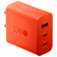 Nothing C332 65W Type A and Type C 3-Port Fast Charger (Adapter Only, GaN Technology, Orange)_3