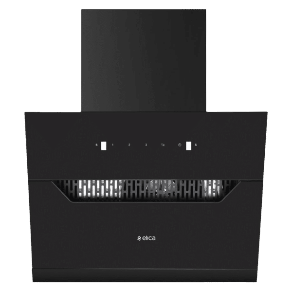 elica EFL 207 HAC LTW VMS 60 60cm 1350m3/hr Ductless Auto Clean Wall Mounted Chimney with Motion Sensor Control (Black)_1