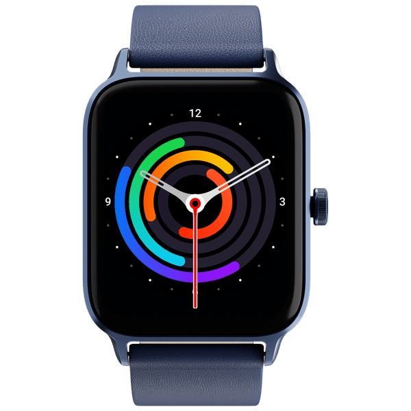 TITAN Traveller Smartwatch with Bluetooth Calling (45.2mm AMOLED Display, IP68 Water Resistant, Blue Strap)_1
