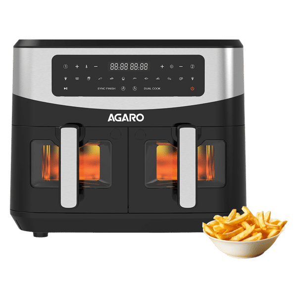 AGARO Imperial 4.5L 2400 Watt Digital Air Fryer with 10 Preset Programs (Black)_1