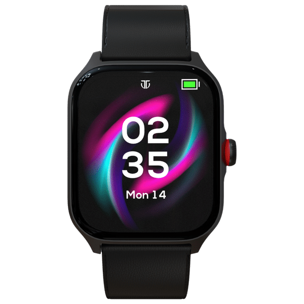 TITAN Zeal Smartwatch with Bluetooth Calling (46.99mm AMOLED Display, IP68 Water Resistant, Black Strap)_1