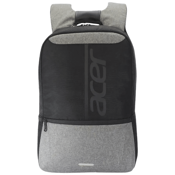 acer Polyester & fabric Laptop Backpack for 15.6 Inch Laptop (Comfort & Ergonomic Support, Black & Melange Grey)_1