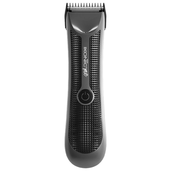 Ikonic Rechargeable Cordless Dry Trimmer for Beard and Body with 3 Length Settings for Men (90mins Runtime, Quick Charging, Grey)_1