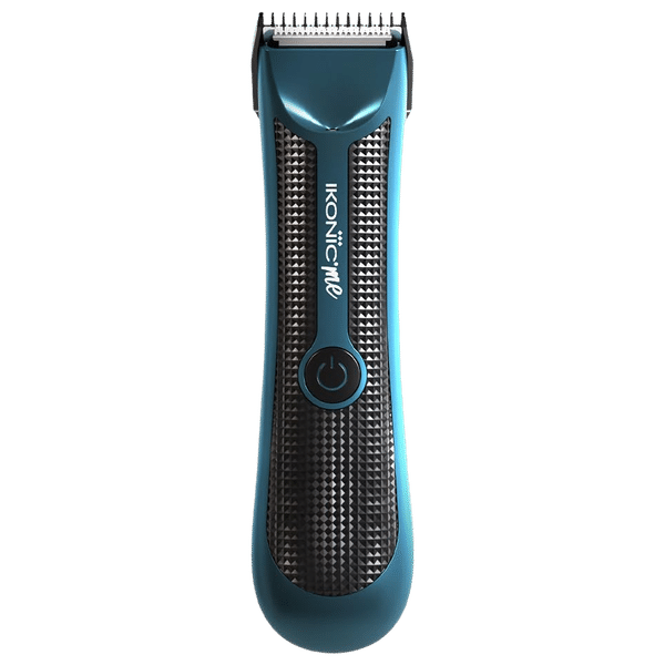 Ikonic Rechargeable Cordless Dry Trimmer for Beard and Body with 3 Length Settings for Men (90mins Runtime, Quick Charging, Blue)_1