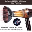 AGARO HD 1120 Hair Dryer with 3 Heat Settings & Cool Shot (Ionic Technology, Brown)_3