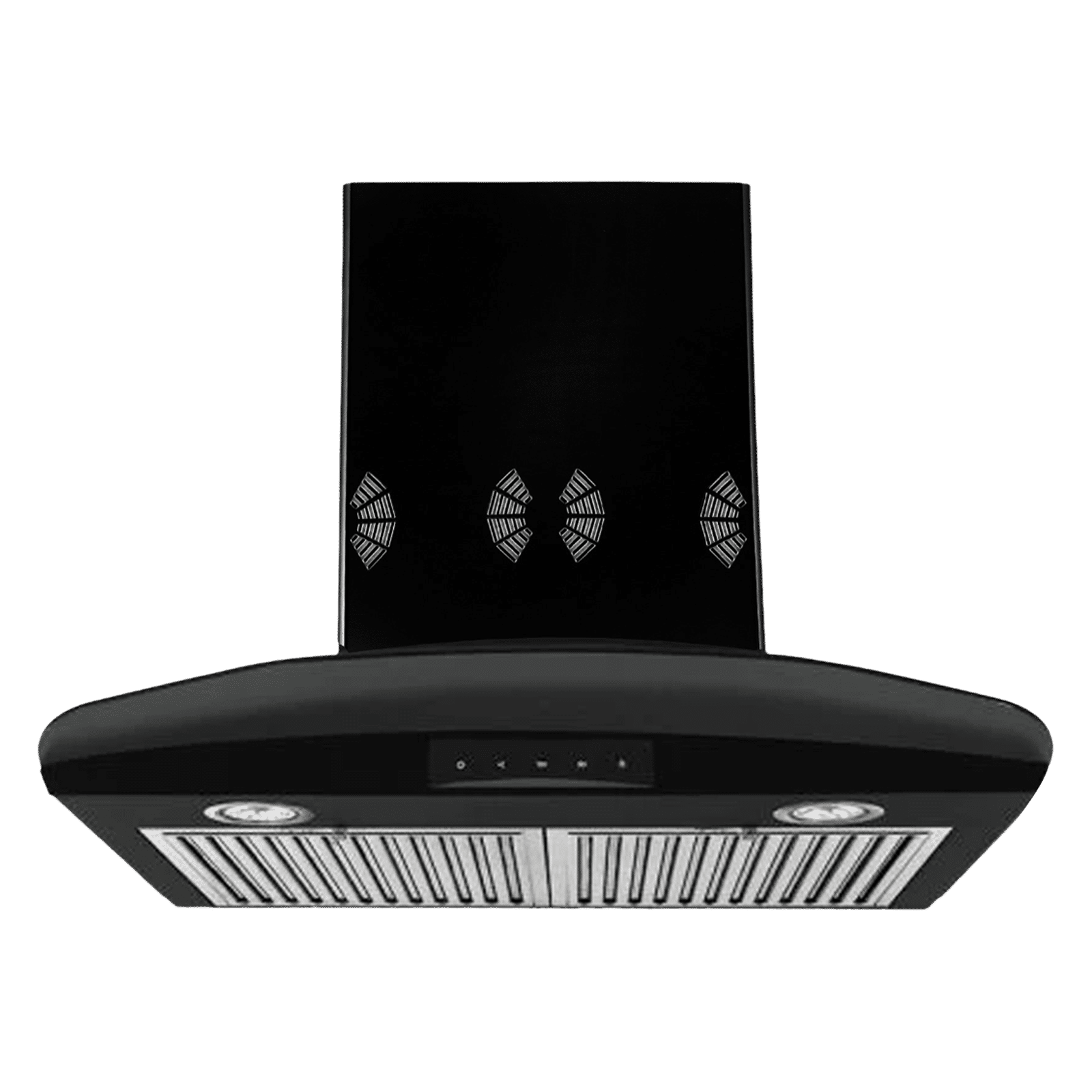 FABER HOOD TRATTO3DTCBKLTW60 61cm 1000m3/hr Ductless Wall Mounted Chimney with Meticulously Designed (Black)