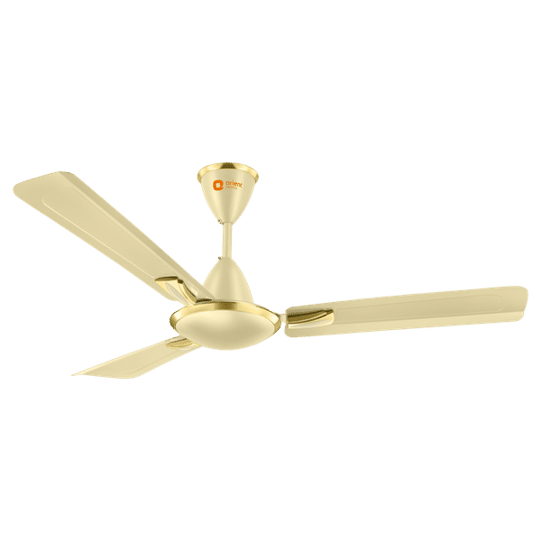 Orient Gratia 120cm Sweep 3 Blade Ceiling Fan (With Copper Motor, 2134831514911, Metalic Ivory)_1