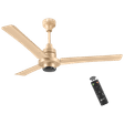 Orient Ecotech Supreme 5 Star 120cm Sweep 3 Blade BLDC Motor Ceiling Fan with Remote (Low Noise Operation, Gold)_1